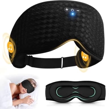YiYunTE Auriculares para Dormir, Cascos para Dormir con HD Estéreo Altavoce, Diadema Cinta Auriculares Dormir con Cancelación Ruido, Sleep Headphone Regalo Originales Mujer Hombre para Viaje Deportes