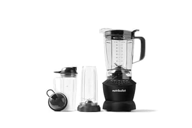nutribullet Blender Combo, batidora, batidora multifuncional de vaso, 1200 W de potencia, jarra de 1,8 L de capacidad, sin BPA, NBF500DG