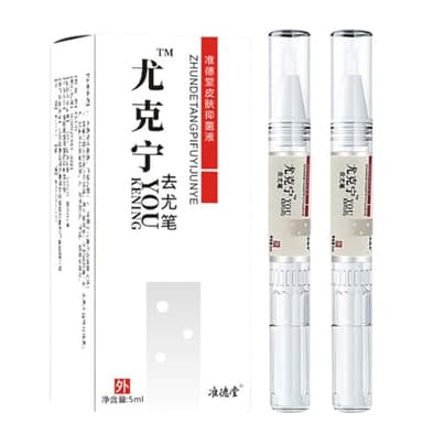JAWUZ 2 Bolígrafo líquido verrugas, Verrugas Nitrógeno Líquido,Boligrafo contra Las verrugas,Quita Verrugas,Removedor Verrugas La Piel, Líquido De Eliminación De Verrugas para Cuerpo