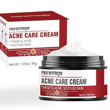 prowithlin Crema para el Acné 35g – Crema Antiacné para Eliminar Imperfecciones, Reduce Brotes de Acné y Puntos Negros, Solución Rápida y Efectiva para el Acné, Apta para Todas las Edades y Géneros