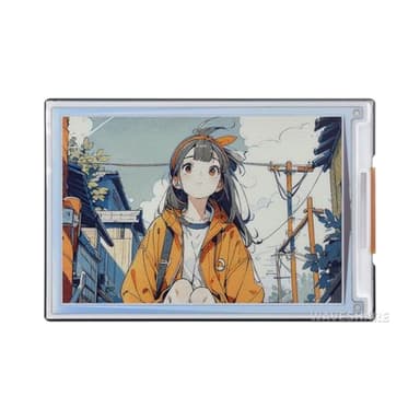 TUOPUONE E-Paper Spectra 6 (E6) de 4 pulgadas, pantalla de papel electrónico a todo color, 600 × 400 píxeles, comunicación SPI con HAT+ pantalla estándar de tinta electrónica