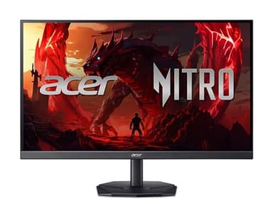 Acer Nitro KG242YX1BMIIPX, Monitor Gaming 23,8" Full HD 200 Hz (1920x1080, 16:9, 250 Nits, Tiempo de Respuesta 1 m/s (VRB), 2xHDMI 2.0/1xDP 1.2), Monitor PC, Color Negro
