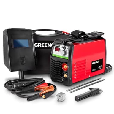 GREENCUT MMA200 Soldador Inverter eléctrico Potencia 25A-200A Tecnología IGBT Electrodos de 2.5-3.2mm Accesorios incluidos