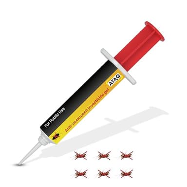 ATAQ - Cebo Profesional Potente Anticucarachas Gel 10g - Cucarachas - Insecticida - Erradicador Eficaz - Elimina Cucarachas Rápidamente - Fórmula Profesional - Resultados Rápidos