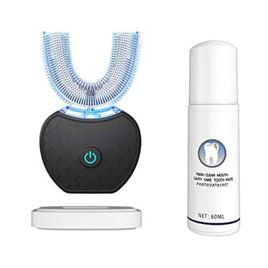 Cepillo de dientes ultrasónico, cepillo de dientes automático 360, cepillo de dientes sónico automático, cepillo de blanqueamiento de dientes con temporizador y carga inalámbrica, cepillo de dientes