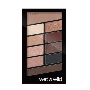 Wet n Wild - Color Icon 10 Pan Palette - Paleta de Sombras de Ojos - 10 Colores de Sombras Brillantes y Mates para el Día y la Noche, de Larga Duración y Fáciles de Mezclar - Nude Awakening