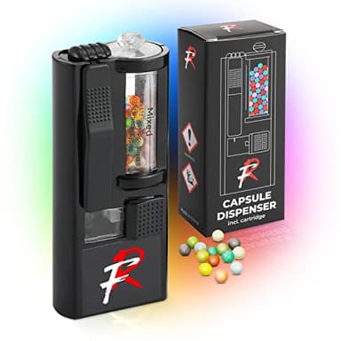 Flavouroom - Aplicador de cápsulas de sabores I 100 cápsulas MIX I Dispensador de bolas de sabores para tabaco, 100 cápsulas con 10 sabores mezclados l Accesorios para cigarrillos