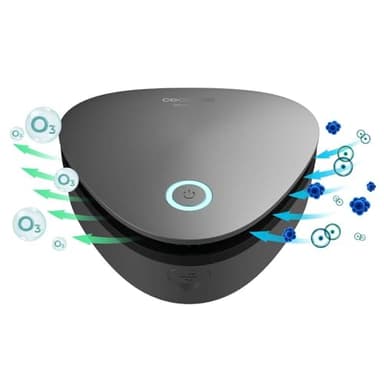 Cecotec Generador de Ozono Purificador de Aire Elimina Virus, Bacterias y Malos Olores TotalPure 1050 Ozone Portable. 3W, 20 Mg/H, Temporizador, 2 Modos, Carga con USB, Baterías 1800mAh
