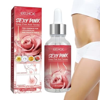 Pink Privates Zona Íntima Sueros, 50ml Sueros Para Aclarar La Piel Íntima,Pink Private Parts Serums Para Senos,Partes Íntimas, Entrepierna Y Parte Interna Del Muslo Labios Para Labios