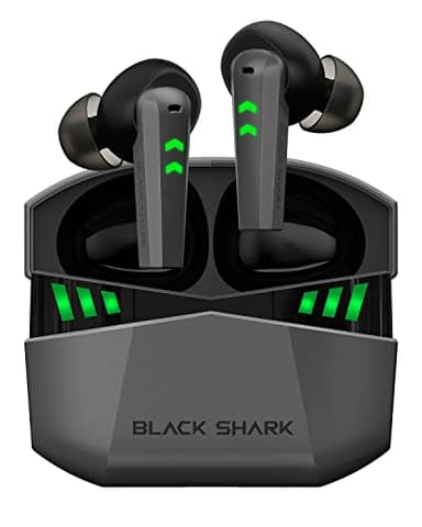 Black Shark Auriculares Inalambricos con Latencia Ultrabaja de 35ms, Auriculares Bluetooth con Sonido Premium, Bluetooth 5.2, 4 Micrófonos Hiperclaros, Resistente al agua IPX5, 20 hora de reproducción