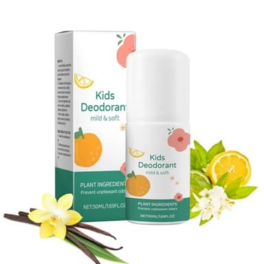 Desodorante natural, desodorante corporal,Desodorante Infantil en Roll-On para Axilas | Hidratante No Graso Para Cuidado De La Piel De Axilas De Niños Y Niñas (1)