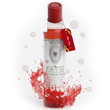 PURIVITA® Limpiador de WC [750ML] - Eliminador de Sarro de Orina 750ml - Desincrustante Extra Fuerte - Limpiador de WC elimina sarro de orina y cal - Sanitario con Ácido Clorhídrico