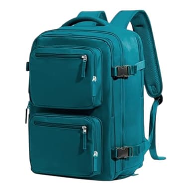 Mi Ko Mi Ka Mochila de Viaje Grande: Resistente al Agua, con Compartimento para Zapatos Separado, Puerto de Carga USB y Diseño Multifuncional Antirrobo. 2210 (Turquesa 5188)