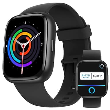 KALINCO Reloj Inteligente Mujer Hombre con Alexa, 2025 IP68 Smartwatch Deportivo Recibir Whatsapp y Llamadas,100+ Deportes, Podómetro Monitor Estrés, Sueño y Ritmo Cardíaco Reloj Mujer Android iOS