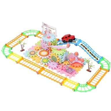 Juguete de construcción de Engranajes eléctricos - Juego de construccion de Equipos giratorios, Stem Educational Learning Toys | Juguete de Juego de con Engranajes, Bloques de construcción reutiliz