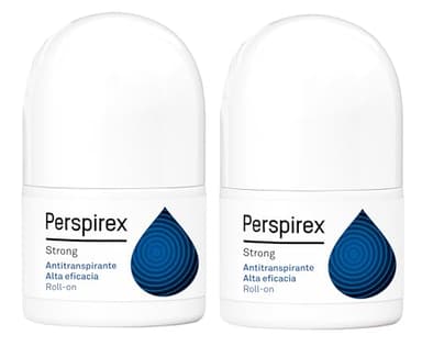 Perspirex ® | Strong | Desodorante Antitranspirante Axilas Roll On con Elevada Eficacia y Efectividad Anti Sudor hasta 5 días | Para Personas que Sufren de Sudoración Severa | Pack de 2-40 Ml