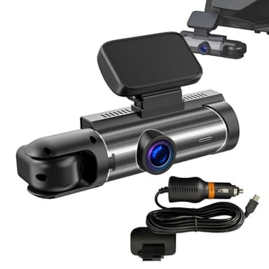 Cámara De Coche Grabadora con Sensor De Movimiento, Cámara Frontal para Coche De Salpicadero, Grabación En Bucle, Gran Angular De 170 para La Mayoría