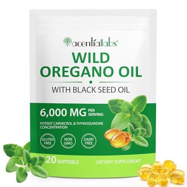 Aceite de oregano capsulas, Oil of oregano with black seed oil