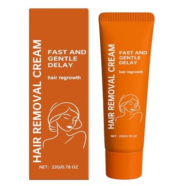 Crema Depilatoria Sin Afeitar | 22 Gramos Removedor De Para La Cara Hidratante,Crema Depilatoria Facial Eficaz | Para Mujeres Y Hombres, Calma La Piel, Deja La Piel Radiante, Hidratación Para