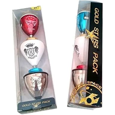 Xtreme - Pack de Tres Trompos Gold Star (Space 008000047)
