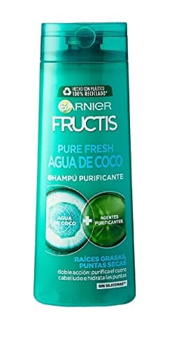 Garnier Fructis Champú Pure Fresh Agua de Coco - 360 ml