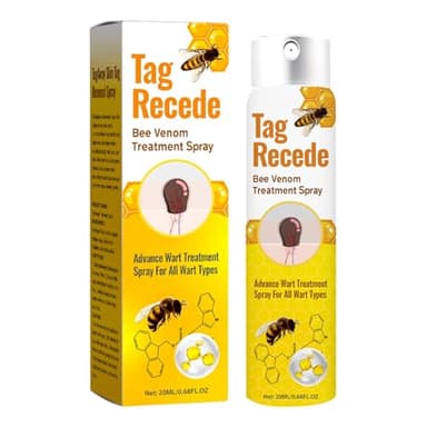 Tag Recede Bee Ven_om, 20ml Eliminador De Marcas En La Piel, Spray Para Tratamiento De Verrugas, Spray De Veneno De Abeja, Tag Recede Veneno De Abeja, For Quick Relief And Improved Skin