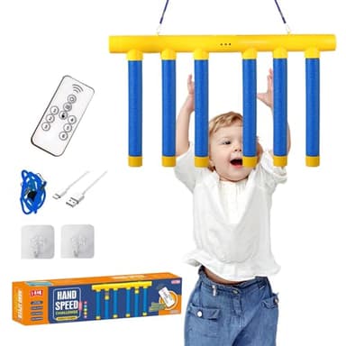 Juego De Atrapa Palos con 3 Velocidades, 40x5,3x9,5cm Catching Sticks Game, Game Stick, Juego De Entrenamiento De Reacción con Palos, Espuma EVA, ABS