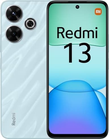 Xiaomi Redmi 13 8GB RAM 256GB ROM, procesador MediaTek Helio G91-Ultra, Camara 108MP Super-Clear, Pantalla Immersive 6.79" FHD+, 33W Fast Charging, bateria 5030mAh (typ) - Ocean Blue