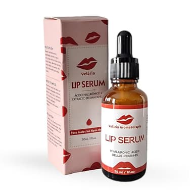 Lip Serum Labial con Ácido Hialuronico, Retinol y Extracto de jazmín y margarita. Post Tratamiento Relleno Labial 30ml Marca Española. No pegajoso