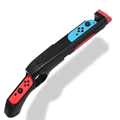 Controlador de pistola de juego para Nintendo Switch/Switch OLED empuñaduras de mano juegos de disparo para Wolfenstein 2: The New Colossus, para Big Buck Hunter Arcade - Compatible con Joy Cons y