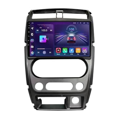 Para Suzuki Jimny 2007-2012 Android 12 9 Pulgadas Pantalla Táctil Radio Coche Carplay Inalámbrico Android Auto DSP BT 5.0 Navegación GPS RDS FM AM DVR DAB MirrorLink Cámara Trasera Trol Del Volante(M1