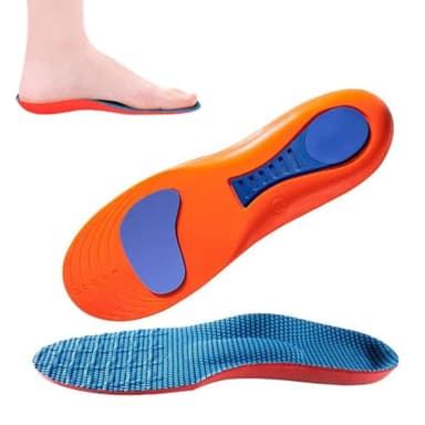 KEQAR 1 Par Plantillas Ortopédicas Comfysole para Fascitis Plantar, Espolón Calcáneo y Dolor de Pies, para Hombres y Mujeres, con Soporte del Arco Plantar y Alivio de Presión