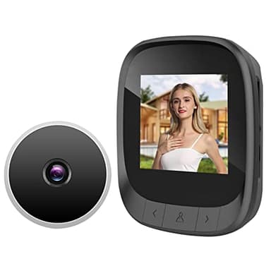 Visor de Puerta Digital de Seguridad Cámara de Mirilla de 2,4 Pulgadas, WiFi de Puerta Digital Mirilla, Cámara de Mirilla para WiFi de Apartamento, Cámara de Mirilla de Puerta,