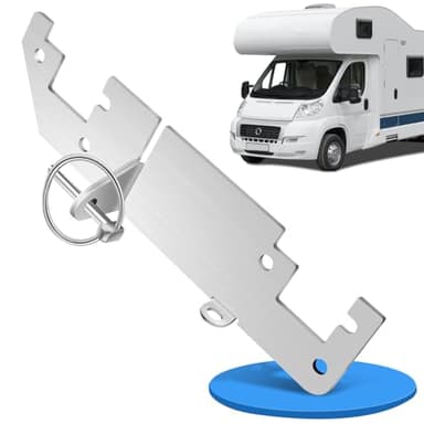 Niuny Bloqueo de Puerta Trasera Cerradura de Puerta Trasera Protección Antirrobo de Techo Puerta Trasera Accesorios de Autocaravana Protección Antirrobo para Ducato Jumper Relay Boxer X250 X290