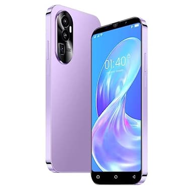 WRTogo Smartphone Oferta del Día, Teléfono Inteligente Rino10 de 5,0 Pulgadas, 16GB ROM(Ampliable hasta 128 GB),Android 9.0, Dual SIM,Doble cámara，WiFi/GPS/Face Unlocked(Rino10-Purple)