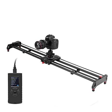 GVM - Deslizador de cámara motorizado, 120 cm, compatible con modo de vídeo, fotografía de lapso de tiempo, horizontal, seguimiento y 120° para grabación de vídeo, cámaras DSLR