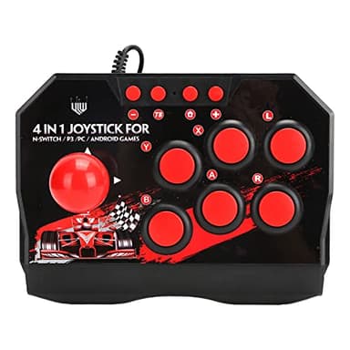 Arcade Fight Stick Joystick Arcade con Cable Fight Stick PC Street Fight Controller Controlador De Juegos Retro Accesorios De Juegos para Switch/PC/PS3