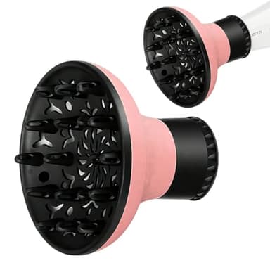 HAMKU Difusor pelo Rizado, Difusor Universal para Secador, Difusor para Secador Antiencrespamiento Cabello, para pelo Rizado u Ondulado