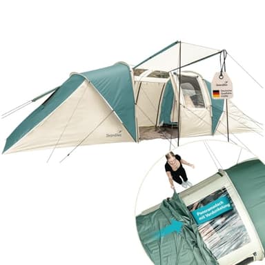 Skandika Tienda de campaña cúpula Kalmar | para 6 Personas, claraboya, Suelo insertable, Columna de Agua de 3000 mm, Tienda Familiar