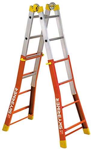 Wolfpack 23020450 Escalera Telescópica Mixta Wolfpack 4+4