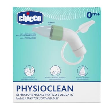 Chicco Physio Clean - Aspirador nasal con 3 sondas