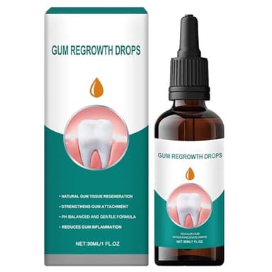 Gotas Encías Bucal Cuidado Bucal,Restauración Natural Encías Bucal Cuidado Bucal,Gel Reparador de las Encías,Gel Reparación de Encías,Gotas para el Cuidado Dental,Gotas Regeneradoras de Encías,30ML