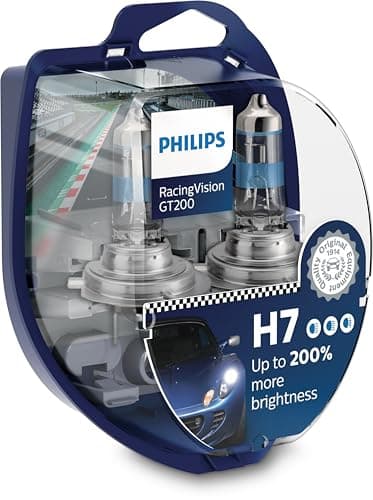Philips RacingVision GT200 H7 bombilla para faros delanteros 200 Percentage, set de 2