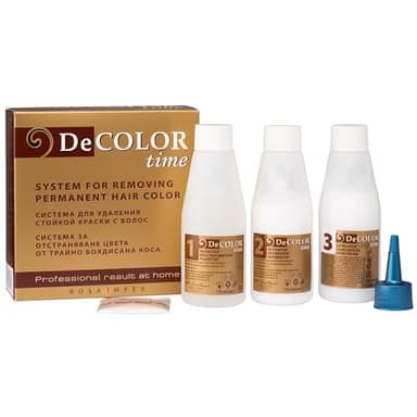 Decolor Time, Despigmentante Sistema para eliminar el color permanente del pelo coloreado