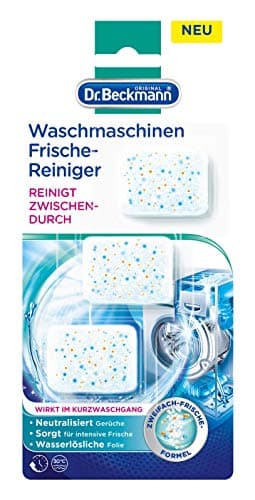 Dr. Beckmann Limpiador de frescura para lavadoras, en práctico formato de tapa, 3 x 20 g