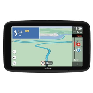 TomTom GPS Coche GO Classic Lite (6", información de tráfico y Alerta de radares, actualizaciones de mapas de Europa Mediante Wi-Fi y Soporte Reversible Integrado)