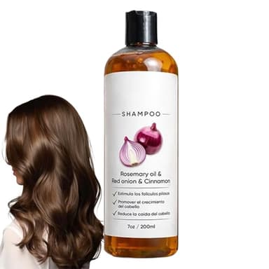 JIEBWCHA Champú Con De Romero Y Para Mujer 200ml Champú Contra La Caída Del Cabello, Acondicionador Natural De Plantas, Champús Para El Engrosamiento Del Cabello, Para Hombres