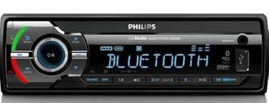 Philips CE235BT Autoradio sin Mecánica Bluetooth + EDR - Radio para Coche, Manos Libres, Reproductor MP3 y USB/SDHC, Ecualizador, Sintonización automática Digital, Plug & Play (FM/Am)