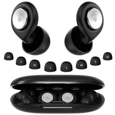 Tapones Oidos Ruido Dormir, 2026 Nuevo Tapones Oidos Cancelacion de Ruido 45 dB, Protección Auditiva, con 8 Puntas(XS/S/M/L) y Estuche, para Dormir Concierto Festival, Reutilizables y Lavables Suave