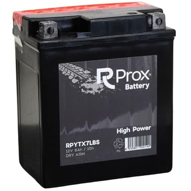 Batería Moto YTX7L-BS AGM High Power 12V 6Ah 100Amp. Máximo Poder de Arranque. Made in Europa.